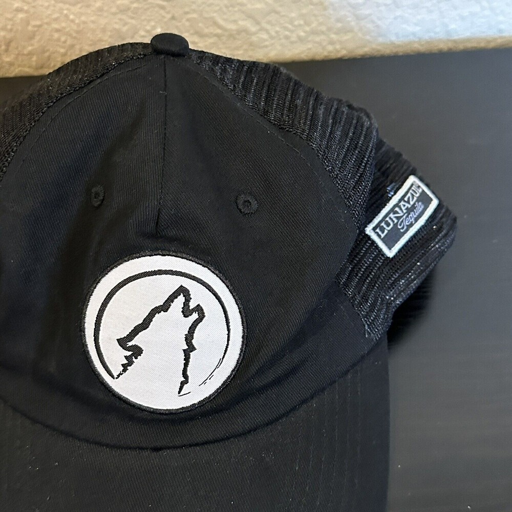 Lunazul Tequila Mesh Trucker Hat Baseball Cap Black Adjustable - Picture 2 of 5